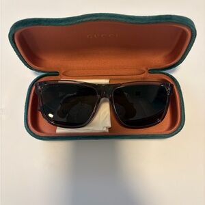 Gucci GG 0010S Black/Grey  Polarized Sunglasses